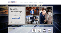 Desktop Screenshot of bluestarexpressinc.com